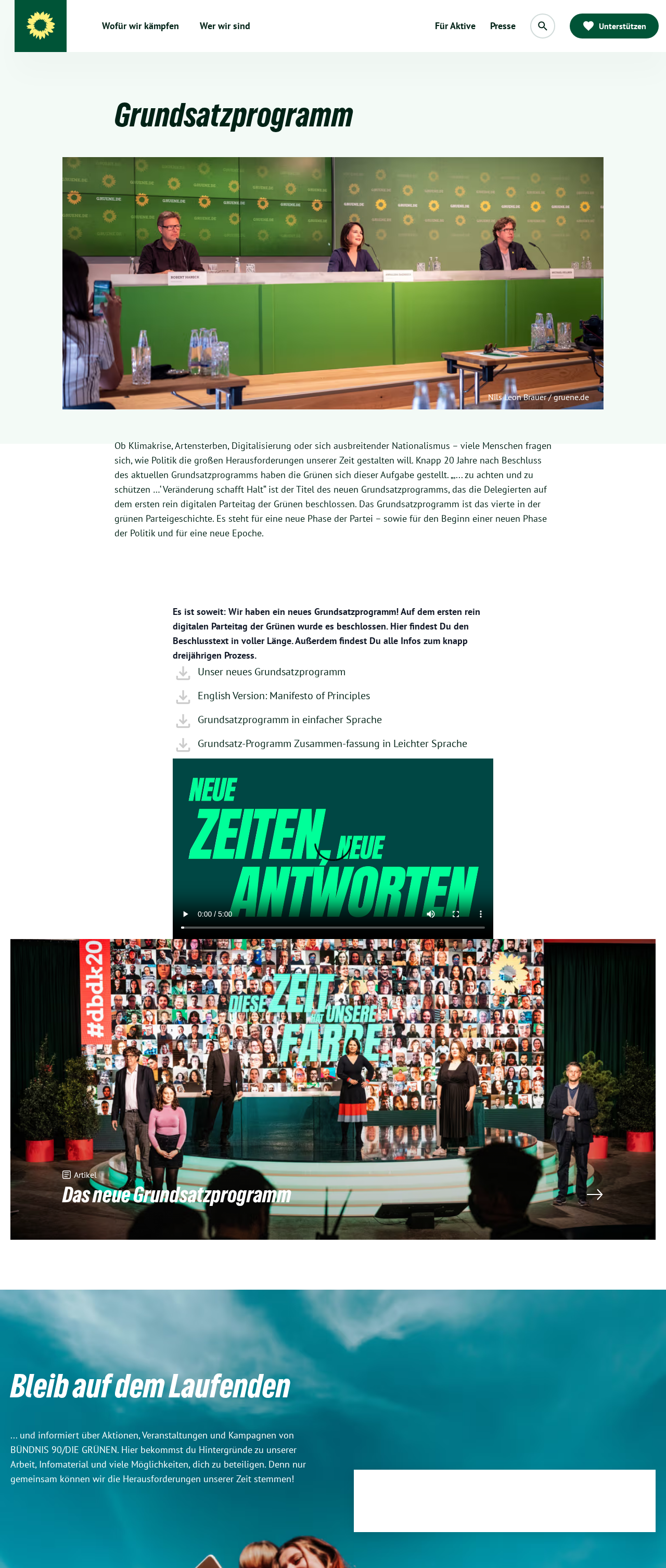 Aktueller Screenshot der Quelle